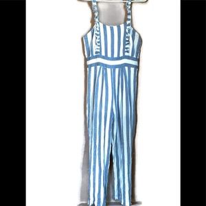 Ruffled strap jumpsuit